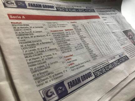 SPONSOR CLASSIFICA SERIE A